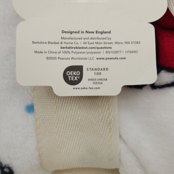 Peanuts Snoopy & Woodstock Twin Soft Plush Throw Blanket 60"x90" By Berkshire - Picture 6 of 7